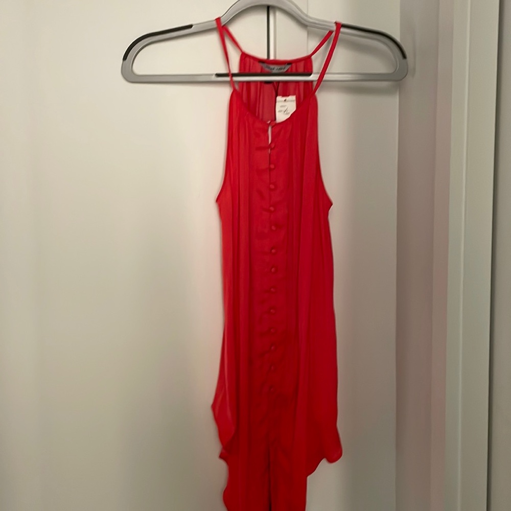 Melon red tank top - never worn!